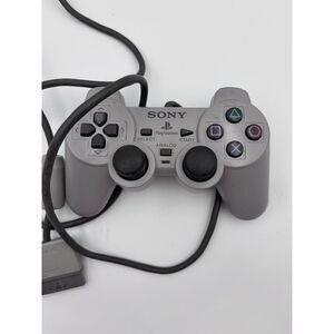 Sony Playstation Ps1 Dual Shock, Analog Gray Controller‎ 2663 Not Tested
